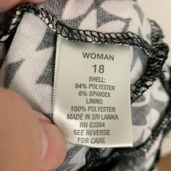 Dress barn Polyester w Spandex summer dress w Ruffles and Sparkles, wrinkle free - Picture 7 of 8